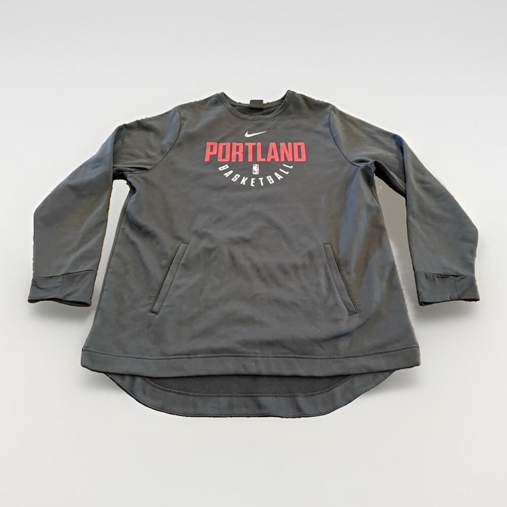 Nike Mens Dri Fit NBA Portland Trailblazers Performance Sweatshirt Size XXL